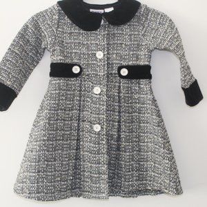 Toddler Tweed Dress Coat